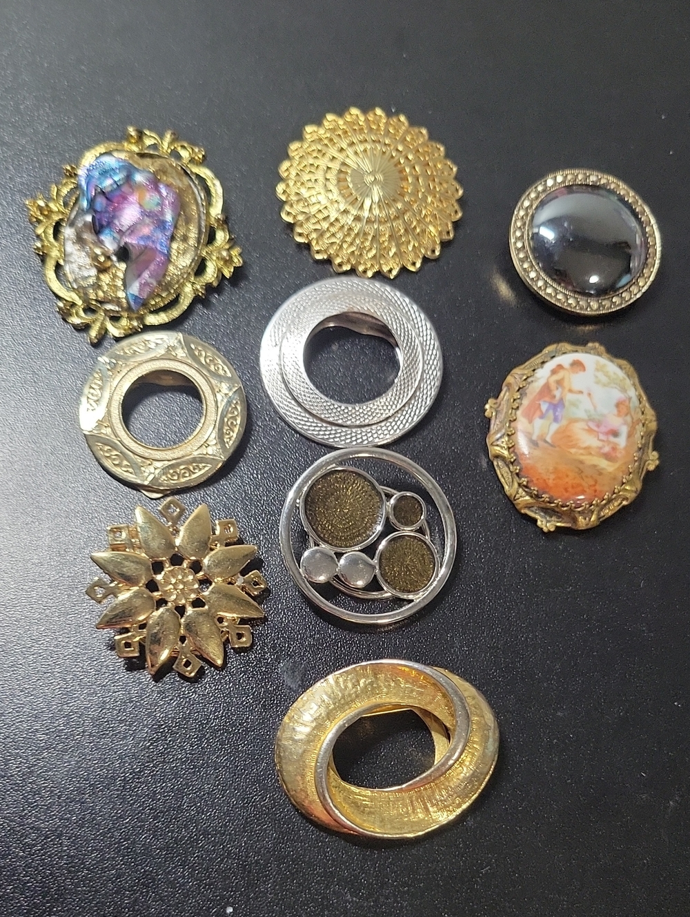 Vintage Money clip lot Of 9